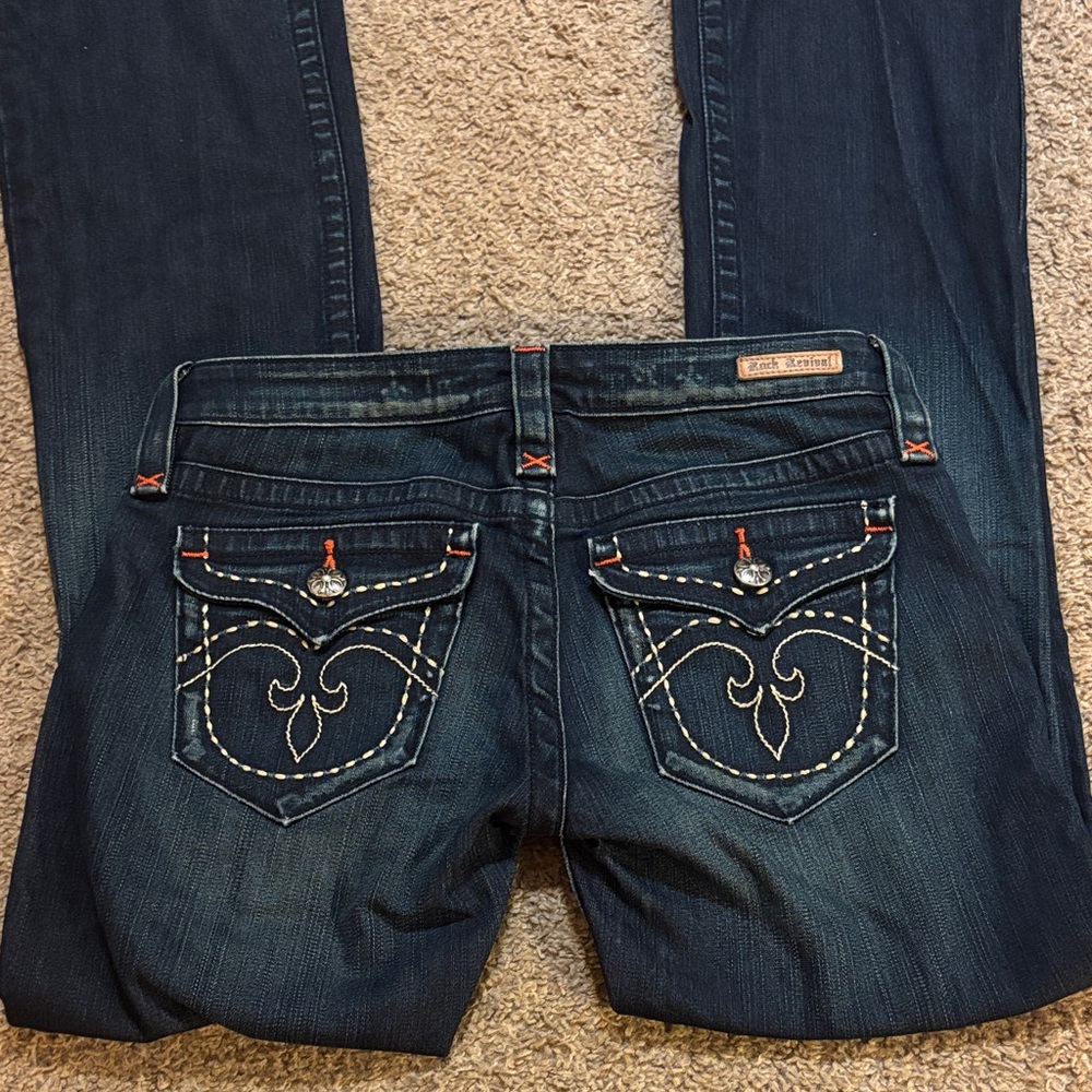 Rock revival low rise jeans